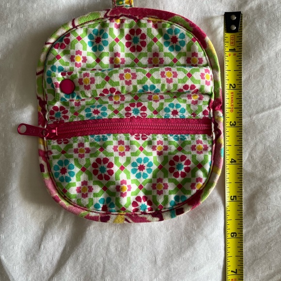 VERA BRADLEY PINK CAPRI QUILTED TRAVEL JEWELRY CASE. - Picture 5 of 5